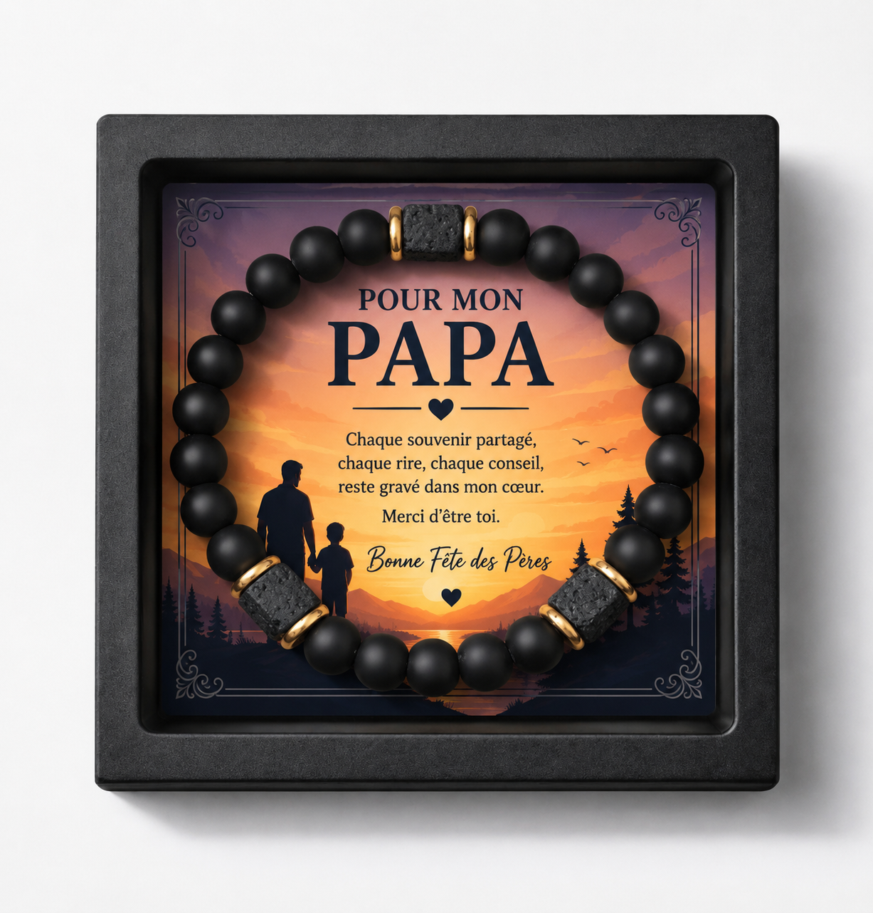 Bracelet Fête des Pères – Édition Spéciale ❤️