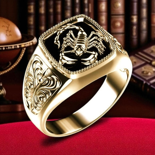 Bague Scorpion Dorée Force & Élégance