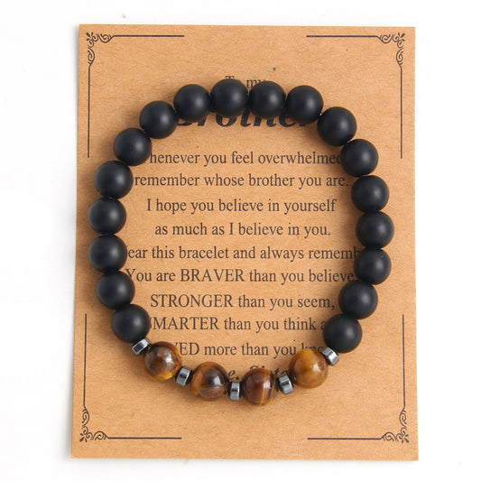 Brother – Bracelet symbole de force et de courage en perles
