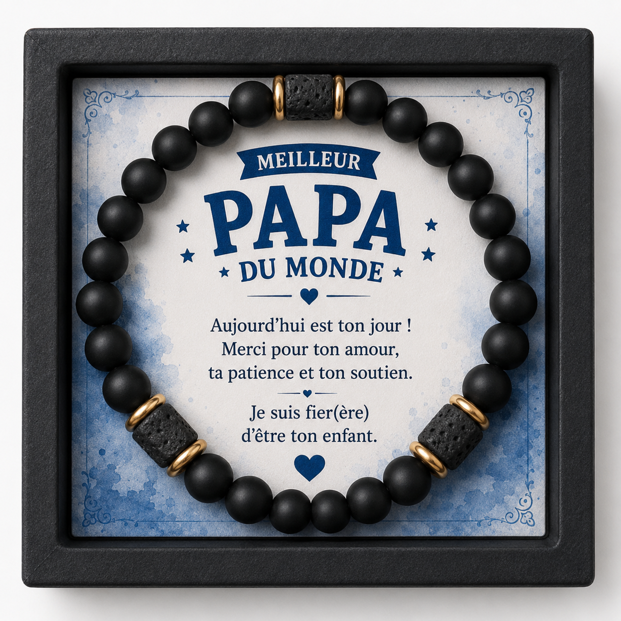 Bracelet Fête des Pères – Édition Spéciale ❤️