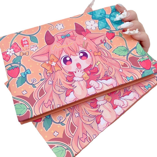 Palette Fards à Paupières – Édition Kawaii Fraise & Licorne