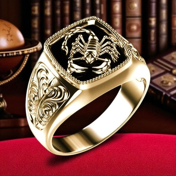 Bague Scorpion Dorée Force & Élégance