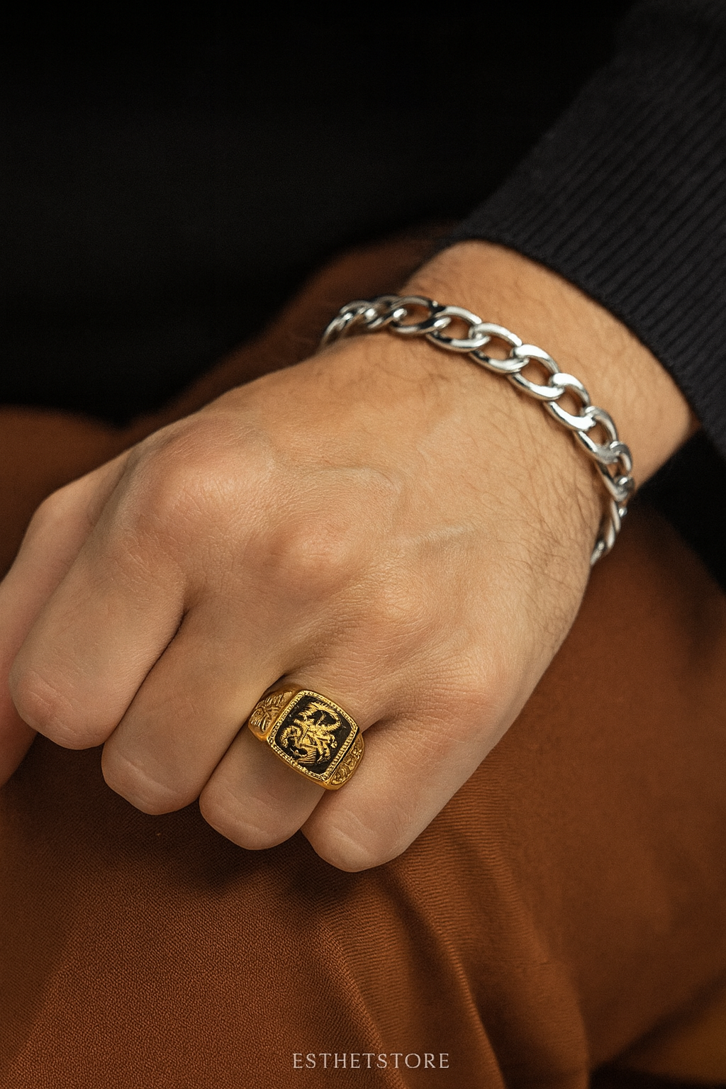 Bague Scorpion Dorée Force & Élégance