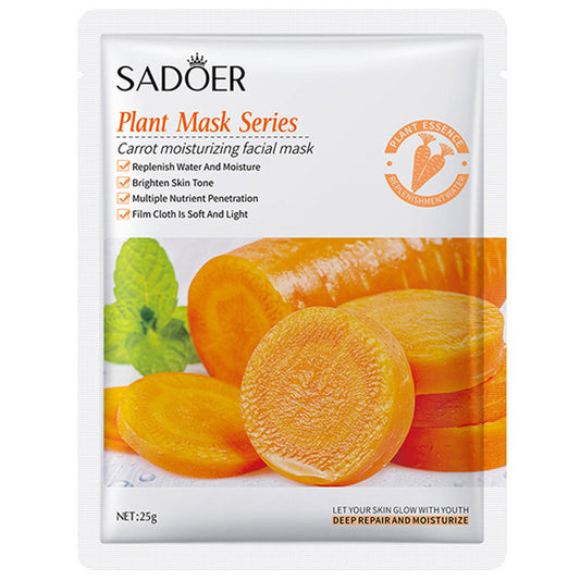 Masque Visage Hydratant à la Carotte – SADOER (25g) - lot de 3